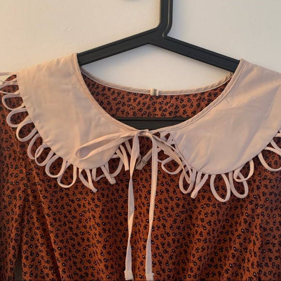 Peter pan collar mini dress - Picture 2 of 4